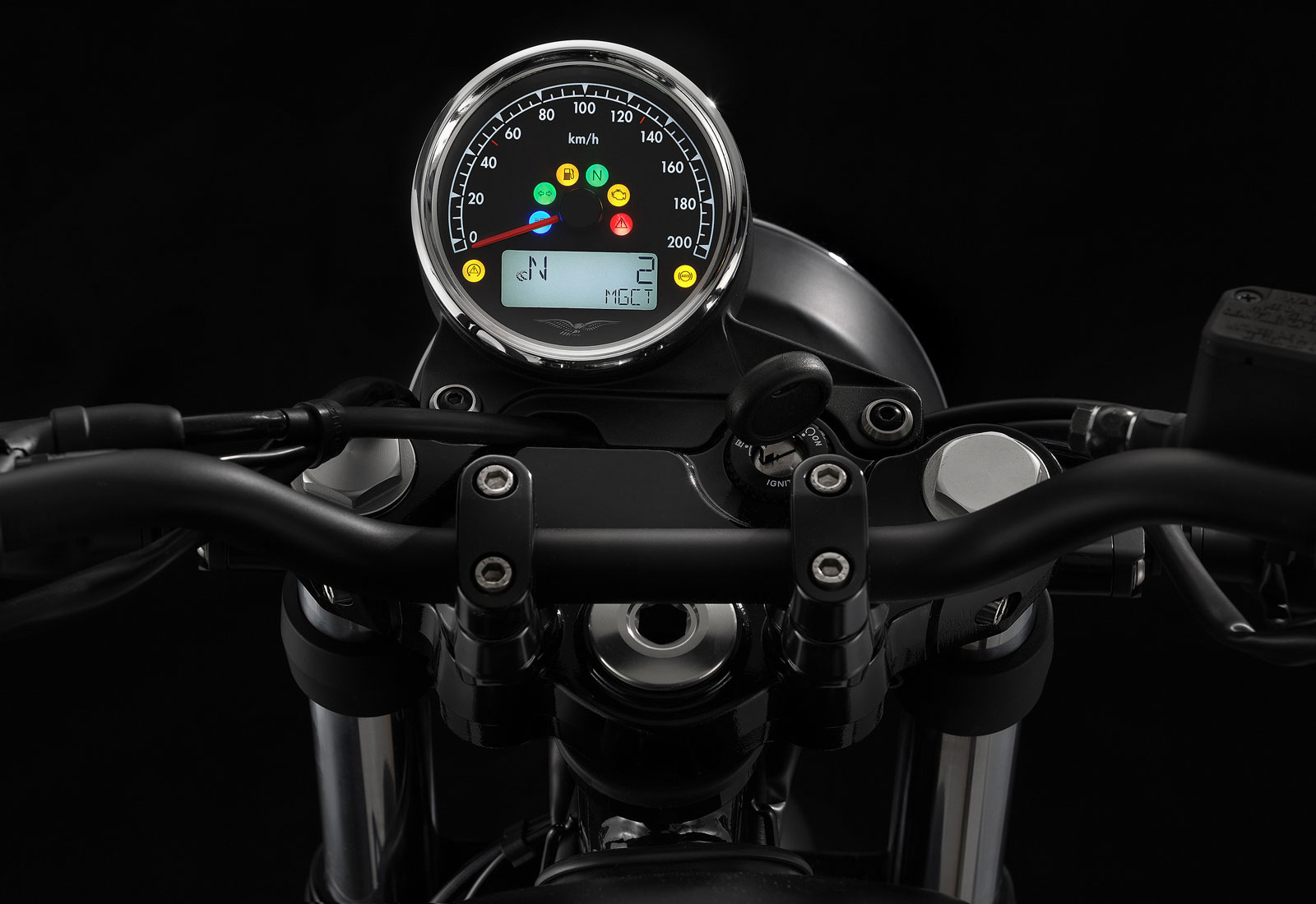 imagen de tablero moto guzzi v7 iii stone